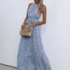Boho mekko valkoinen