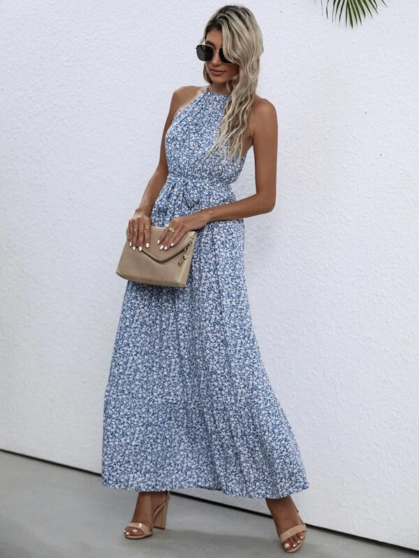 Boho mekko valkoinen
